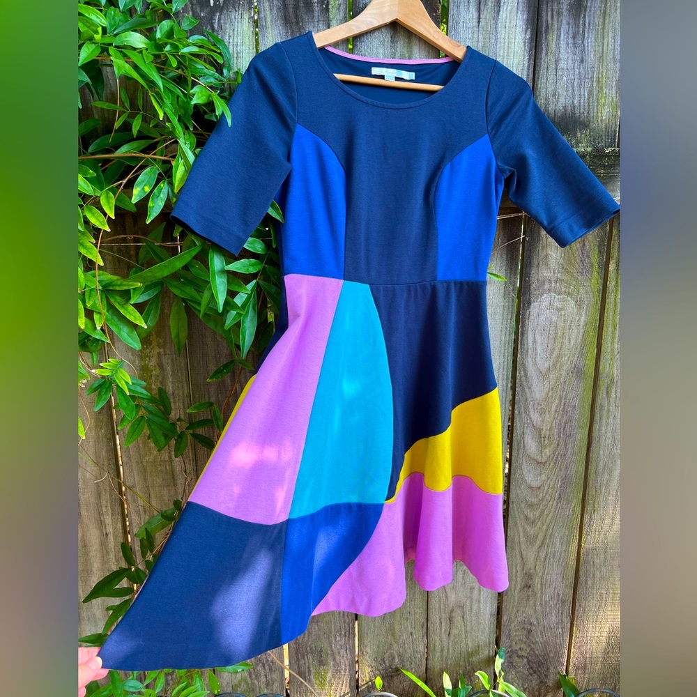 Fun BODEN Color Block Dress